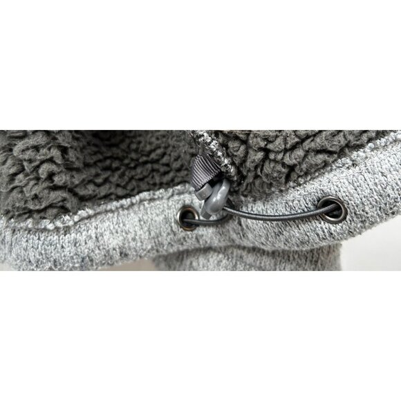 Free Country Hoodie Jacket Mens Large‎ Full Zip Gray Sherpa Fleece Fall/Winter - Picture 8 of 12